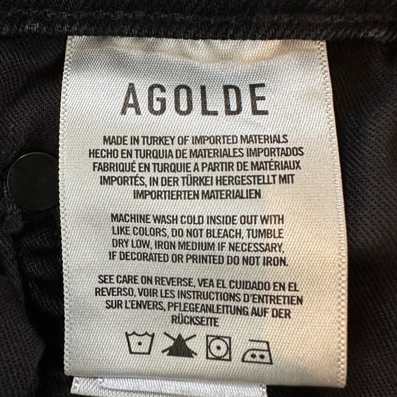 Agolde Riley crop jeans in Panoramic, size 31. - Picture 8 of 9